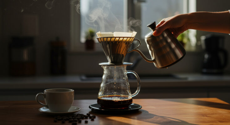 brew coffee at home