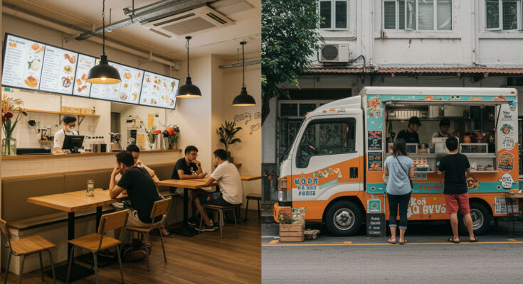 cafe vs food truck business