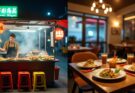 street food vs restaurant food in malaysia